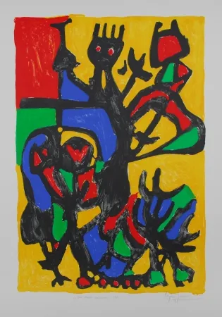 石版画 Ionesco - Les hauts danseurs