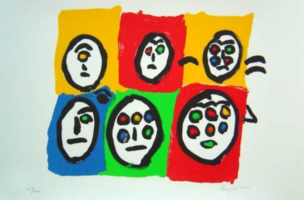 石版画 Ionesco - Les multi voeux