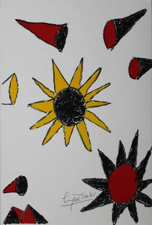 石版画 Ionesco - New Year's Card