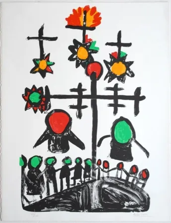 石版画 Ionesco - Untitled