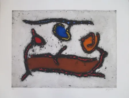 蚀刻版画 Jacobsen - La Seine - Le Barque