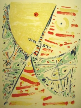 石版画 Jacobsen - Maske