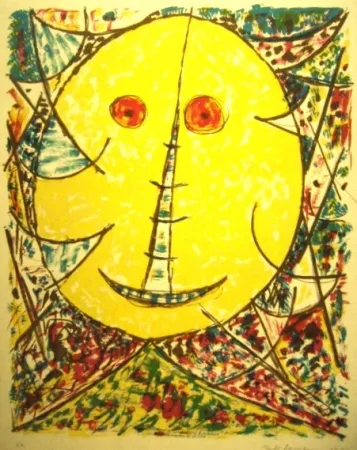 石版画 Jacobsen - Maske