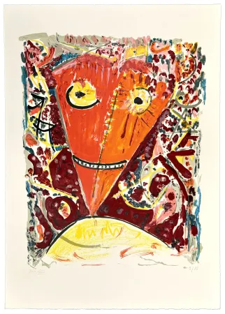 石版画 Jacobsen - Sans Titre