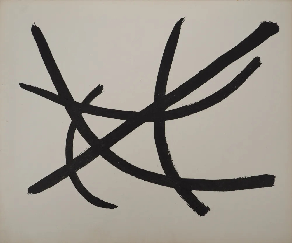 石版画 Jacobsen - Tracés abstraits