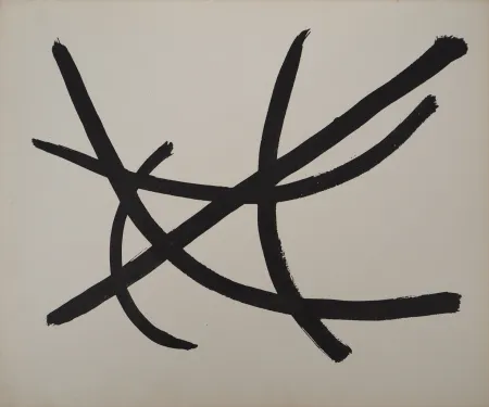 石版画 Jacobsen - Tracés abstraits