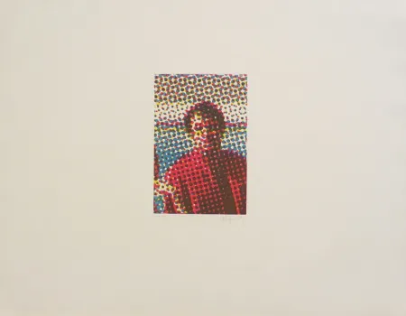 蚀刻飞尘法 Jacquet - Portrait de Mario Schifano