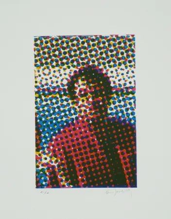 蚀刻飞尘法 Jacquet - Portrait de Mario Schifano