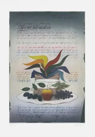 蚀刻飞尘法 Janak - Komposition mit Früchten