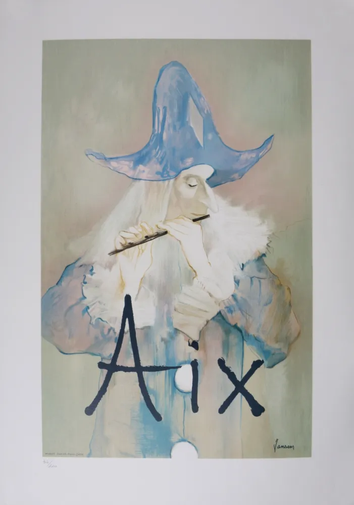 石版画 Jansem - Aix, 1983