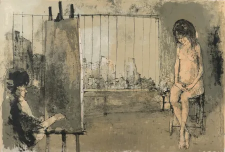 石版画 Jansem - Atelier parisien