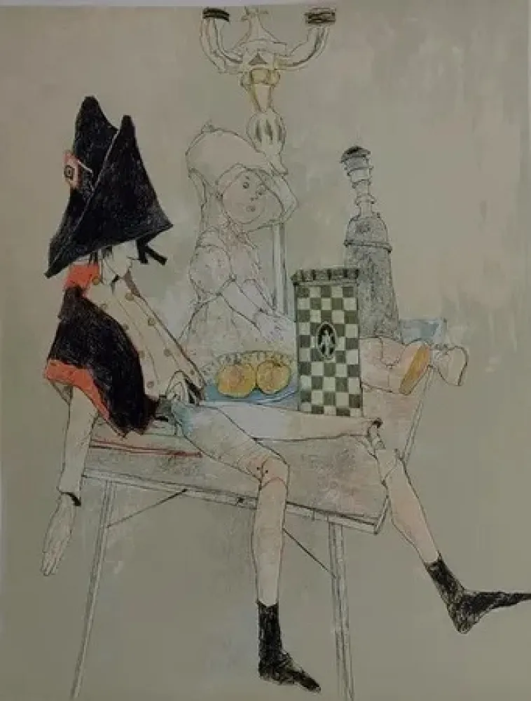 石版画 Jansem - Le petit soldat (1993)