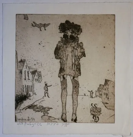 版画 Janssen - Lerchenstr. 14