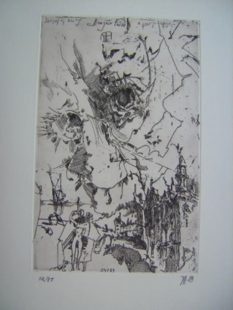 版画 Janssen - Saut de temp