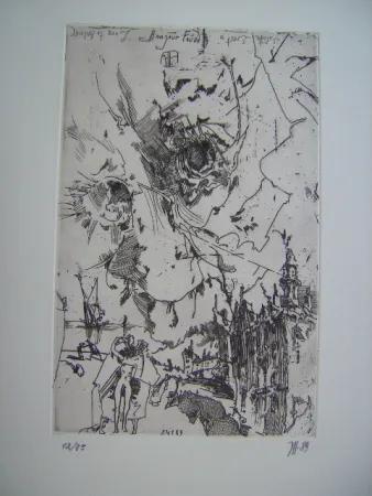 版画 Janssen - Saut de temp