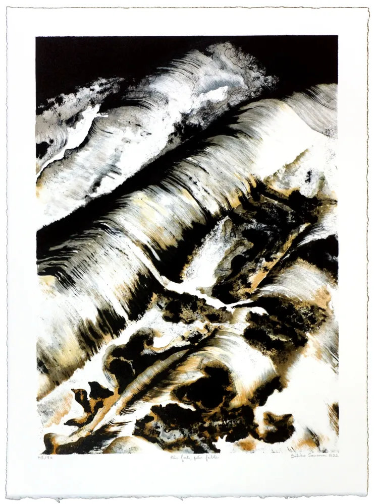 石版画 Jarrosson - Plis forts, plis faibles