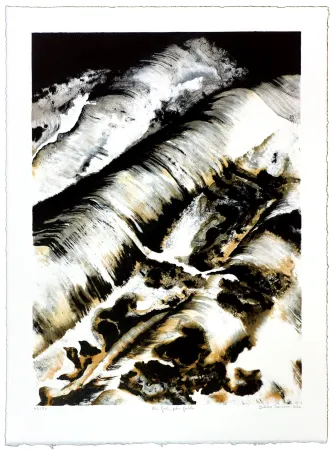 石版画 Jarrosson - Plis forts, plis faibles