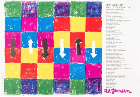 石版画 Jensen - New York City and Little Camellia