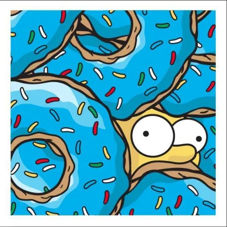 丝网印刷 Jerkface - Donut Mobile (Blue Raspberry)