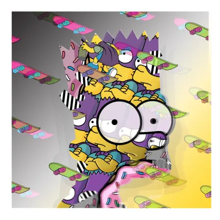 丝网印刷 Jerkface - Nollie Front Foot Flip(Lenticular)