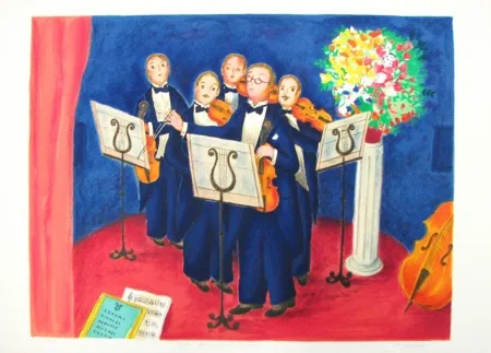 石版画 Jirlow - Untitled