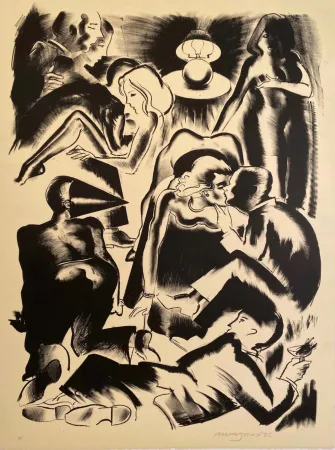 石版画 Jones - High Society