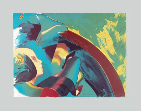 石版画 Jones - Stage set (2)