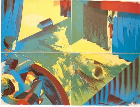 石版画 Jones - Stage Set