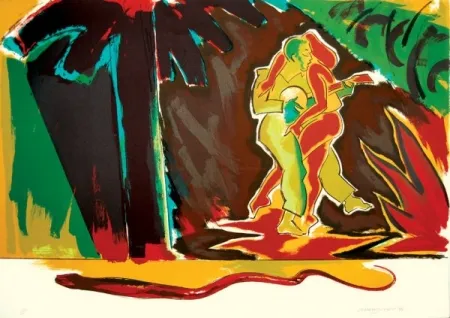 石版画 Jones - The Glade (From the Island)