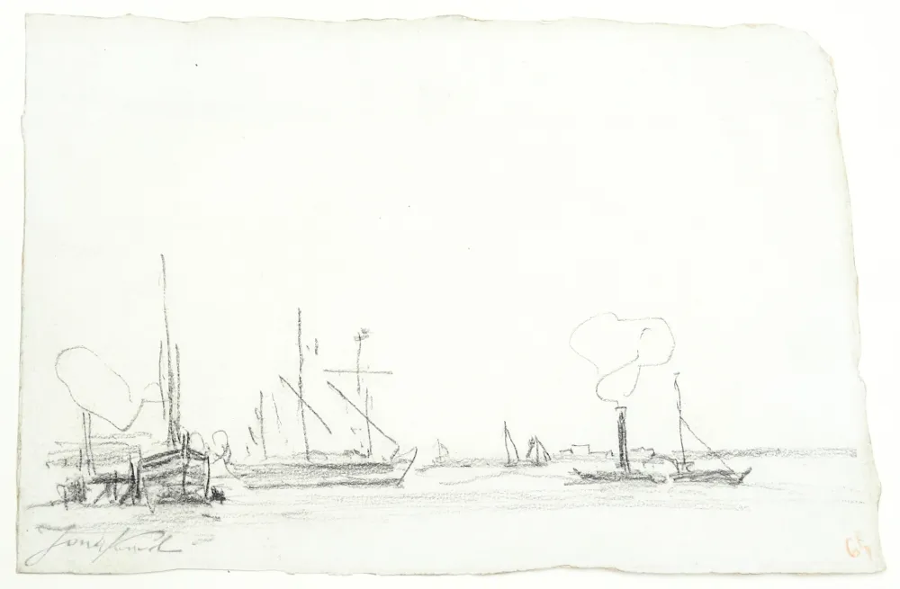 无技术 Jongkind - Bateau