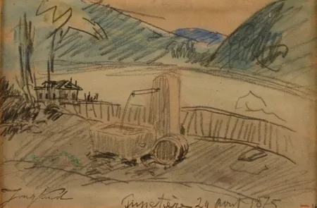 无技术 Jongkind - La Fontaine , Pupetières