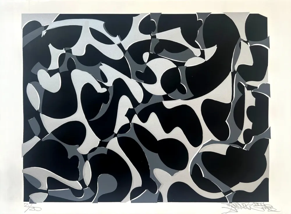 石版画 Jonone - Sans titre