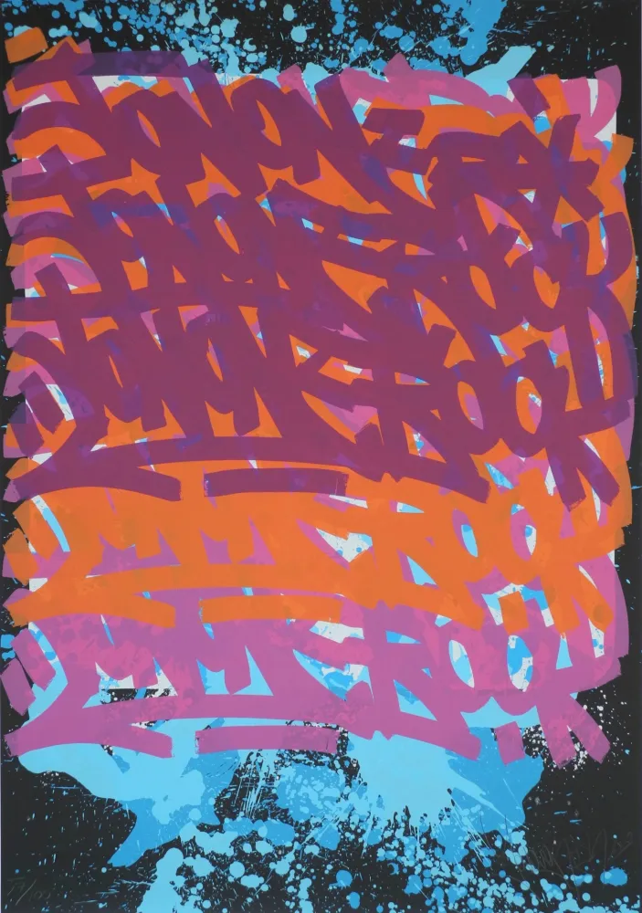 丝网印刷 Jonone - Sans titre