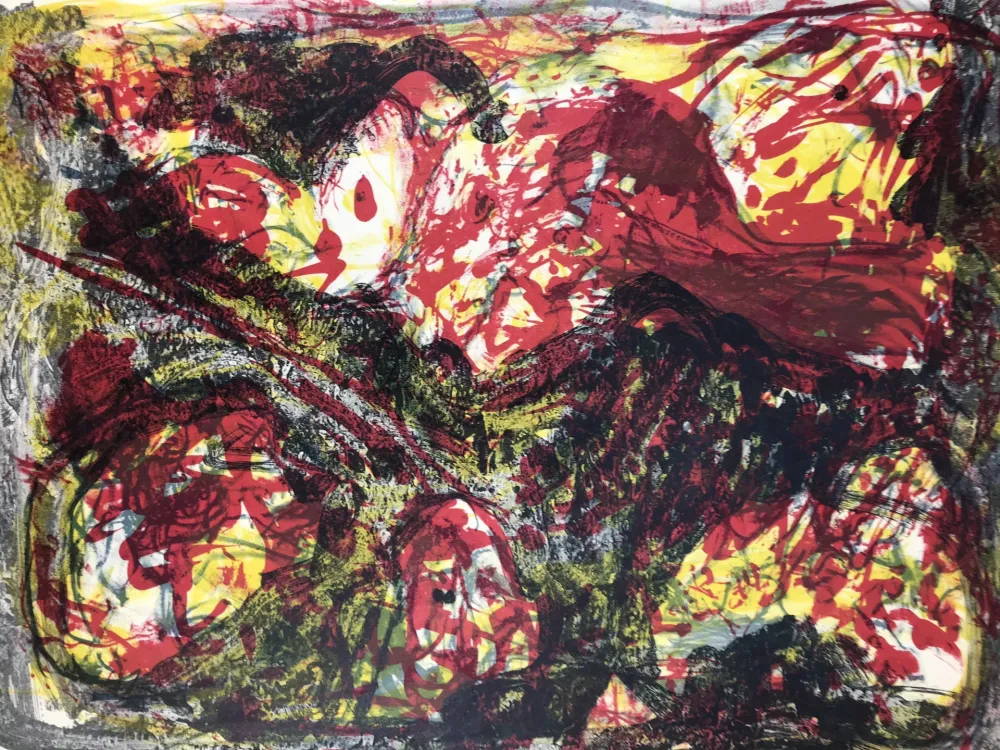 石版画 Jorn - CLAIR-OBSCUR