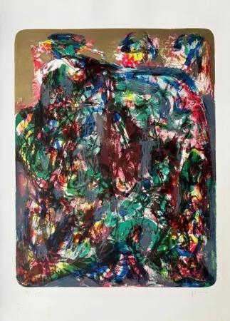 石版画 Jorn - Composition