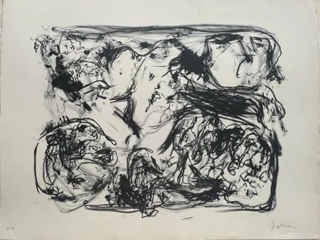 石版画 Jorn - Composition, Exemplaire d'artiste. EA