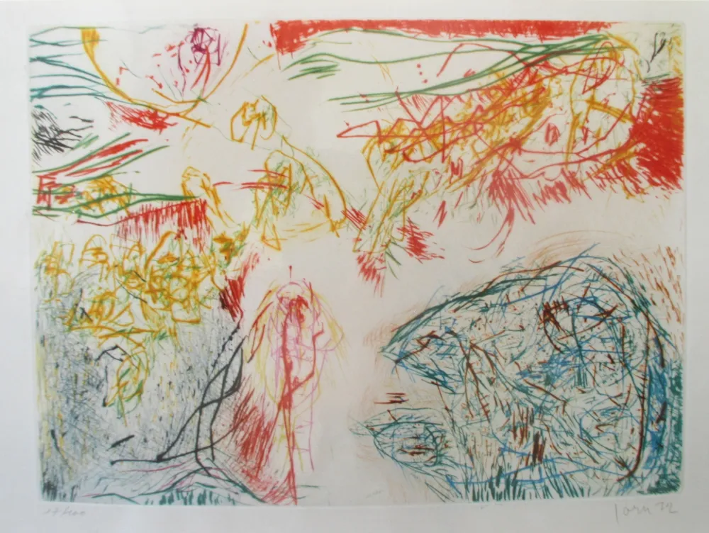 版画 Jorn - Confrontation sans Front