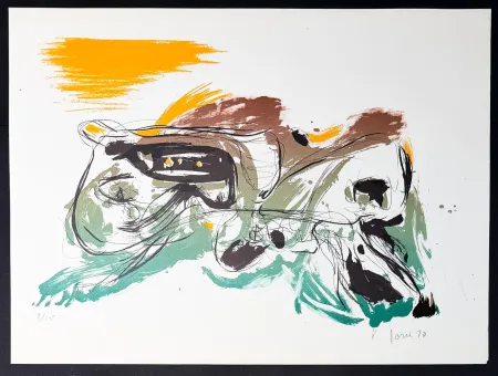 石版画 Jorn - Cuba