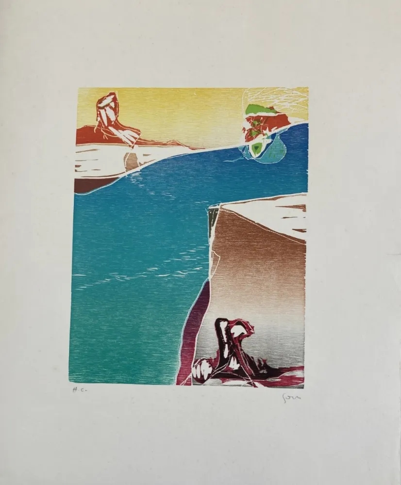 木刻 Jorn - Dans le sillage d'if aube