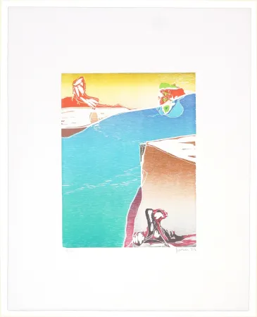 版画 Jorn - Dans le sillage d'if aube