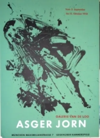 石版画 Jorn - Exposition Galerie VAN DE LOO 