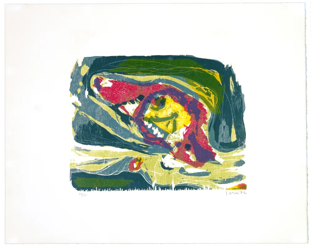 木刻 Jorn - Fièvre quarte lune