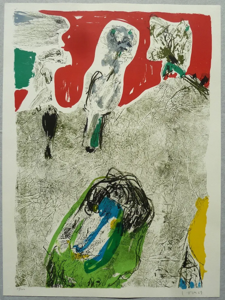 石版画 Jorn - Sans titre