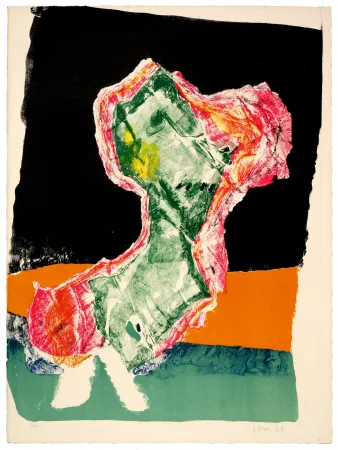 石版画 Jorn - Sur le Pont d'Or