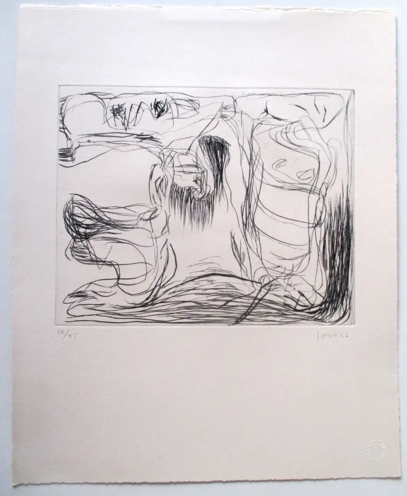 版画 Jorn - Tourbillon détourné