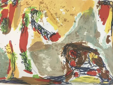 石版画 Jorn - TROP TÔT