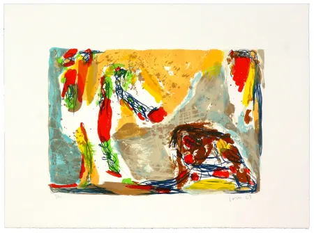 石版画 Jorn - Trop tôt