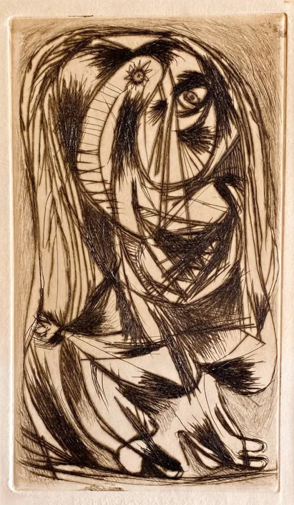 干刻版画 Jorn - Untitled