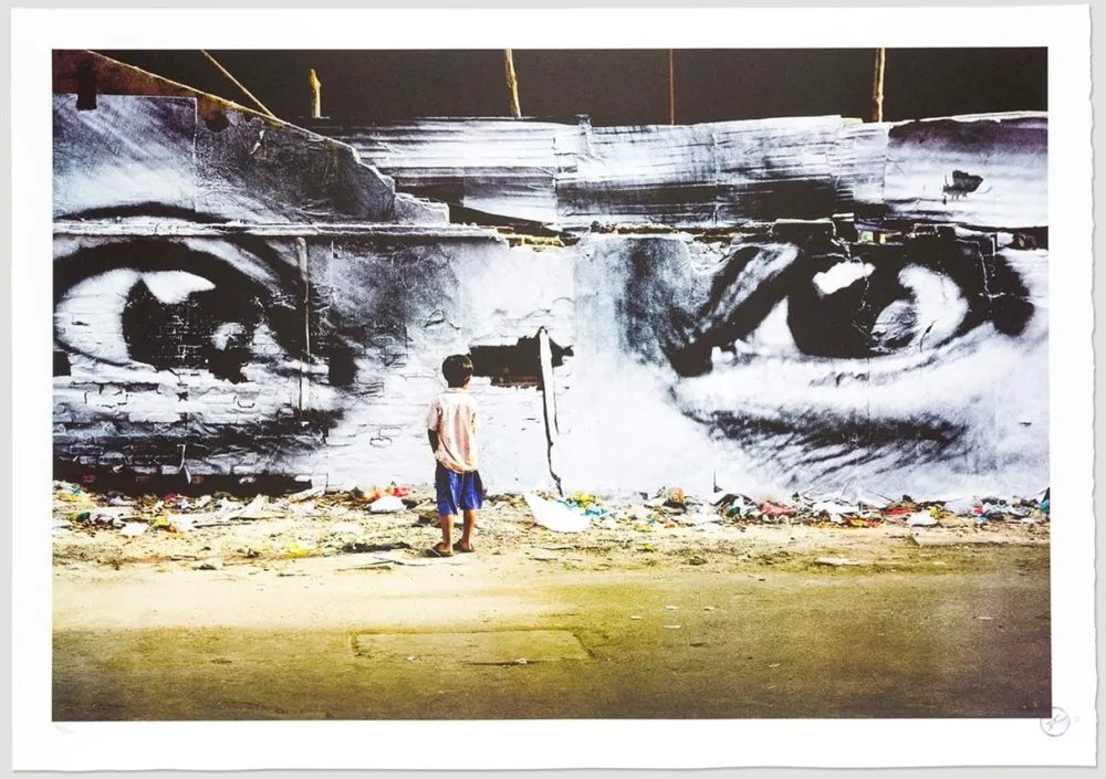 石版画 Jr - Action in Phnom Penh, Peng Panh, Cambodia