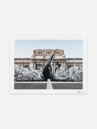 石版画 Jr - La Nascita, Milano Centrale, Italie